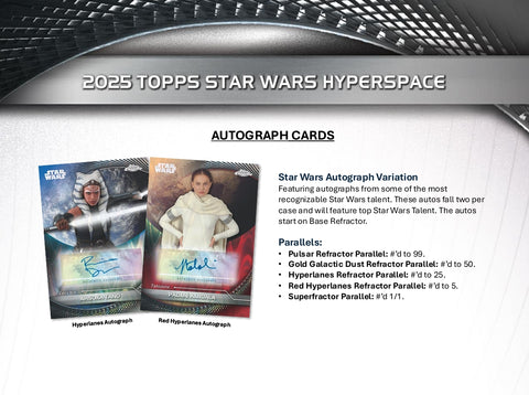 PRE-ORDER: 2025 Topps Star Wars Hyperspace Hobby Box