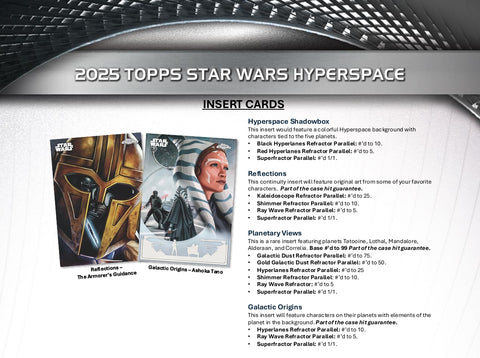 PRE-ORDER: 2025 Topps Star Wars Hyperspace Hobby Box