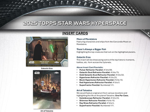 PRE-ORDER: 2025 Topps Star Wars Hyperspace Hobby Box
