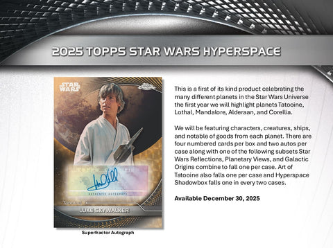 PRE-ORDER: 2025 Topps Star Wars Hyperspace Hobby Box