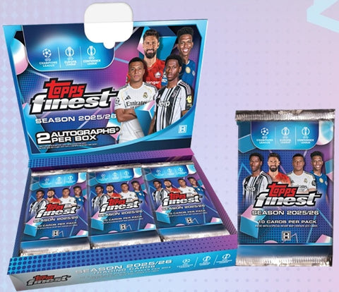 PRE-ORDER: 2025-26 Topps UEFA Champions League Finest Soccer Hobby Box