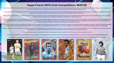 PRE-ORDER: 2025-26 Topps UEFA Champions League Finest Soccer Hobby Box