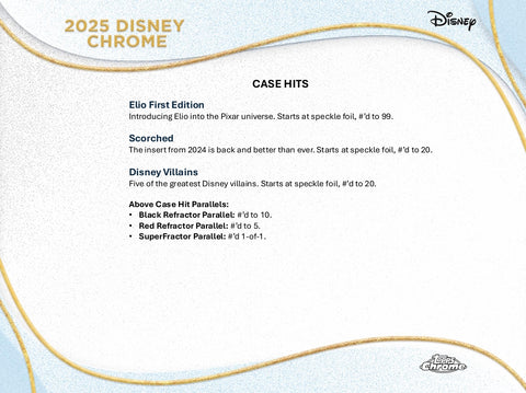 2025 Topps Chrome Disney Value Box