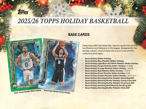 2025-26 Topps Holiday Basketball Mega Box