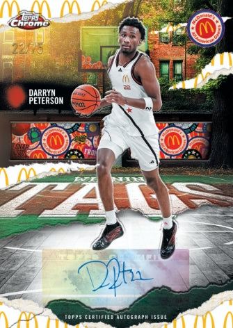 2025 Topps Chrome McDonald's All American Basketball Hobby Box