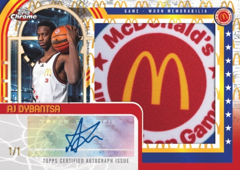 2025 Topps Chrome McDonald's All American Basketball Hobby Box