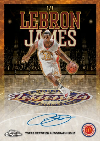 2025 Topps Chrome McDonald's All American Basketball Hobby Box