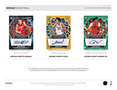 2024-25 Panini Mosaic Basketball Hobby Exclusive Blaster Box