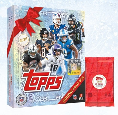PRE-ORDER: 2026 Topps Holiday Football Mega Box