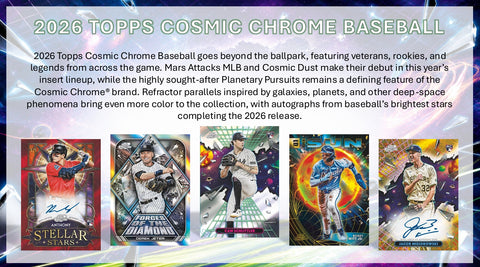 PRE-ORDER: 2026 Topps Cosmic Chrome Baseball Hobby Box