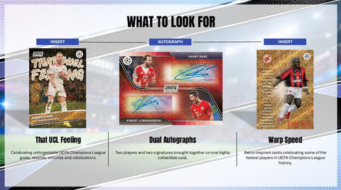 PRE-ORDER: 2025-26 Topps UEFA Champions League Stadium Club Chrome Hobby Box