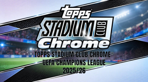 PRE-ORDER: 2025-26 Topps UEFA Champions League Stadium Club Chrome Hobby Box