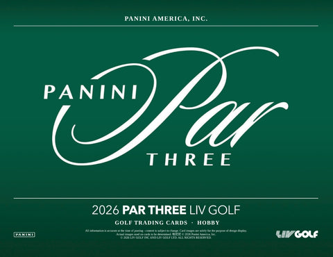PRE-ORDER: 2026 Panini Par Three LIV Golf Hobby Box