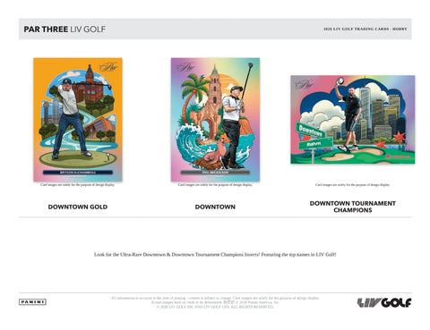 PRE-ORDER: 2026 Panini Par Three LIV Golf Hobby Box