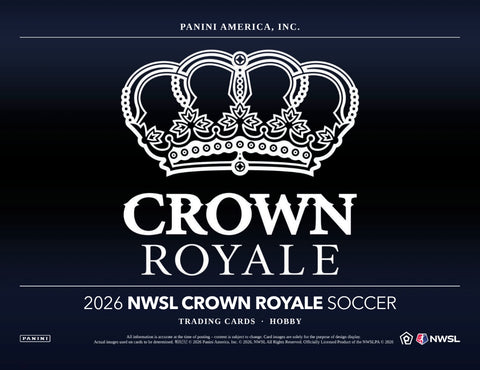 PRE-ORDER: 2026 Panini Crown Royale NWSL Soccer Hobby Box
