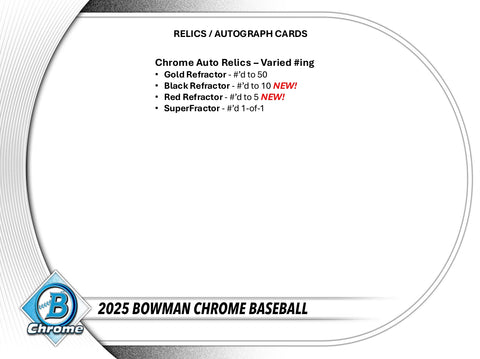 2025 Bowman Chrome Baseball Breaker's Delight Box