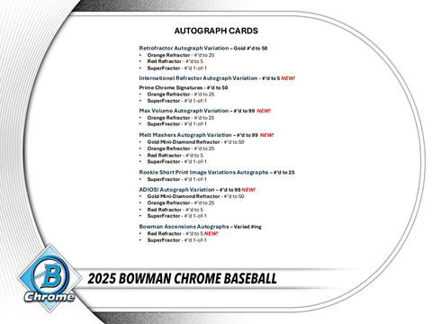2025 Bowman Chrome Baseball Breaker's Delight Box