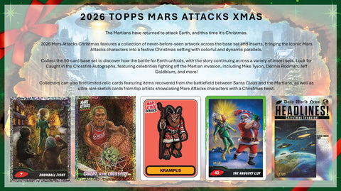 PRE-ORDER: 2026 Topps Mars Attacks Xmas Hobby Box