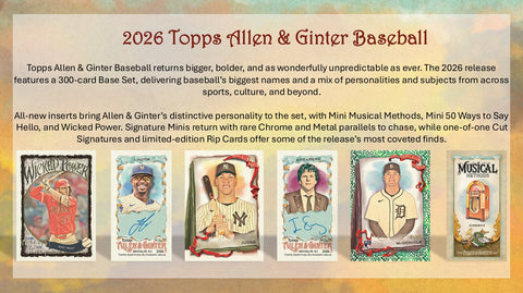 PRE-ORDER: 2026 Topps Allen & Ginter Baseball Value Box