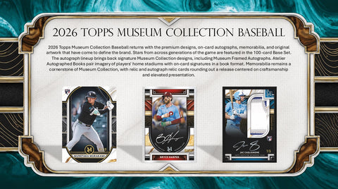 PRE-ORDER: 2026 Topps Museum Collection Baseball Hobby Box