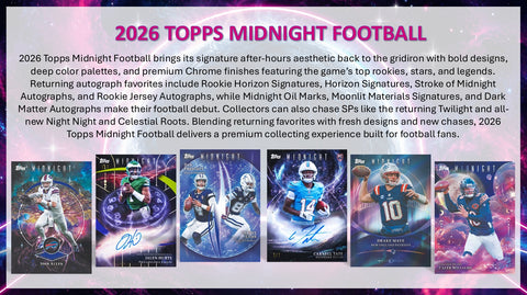 PRE-ORDER: 2026 Topps Midnight Football Hobby Box