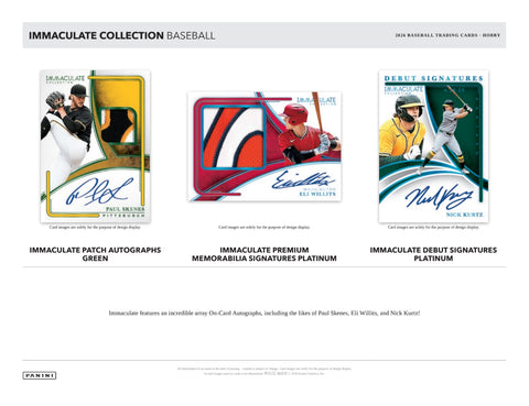 PRE-ORDER: 2026 Panini Immaculate Baseball Hobby 6-Box Case
