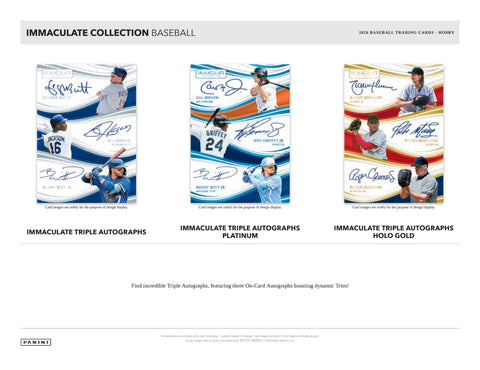 PRE-ORDER: 2026 Panini Immaculate Baseball Hobby 6-Box Case