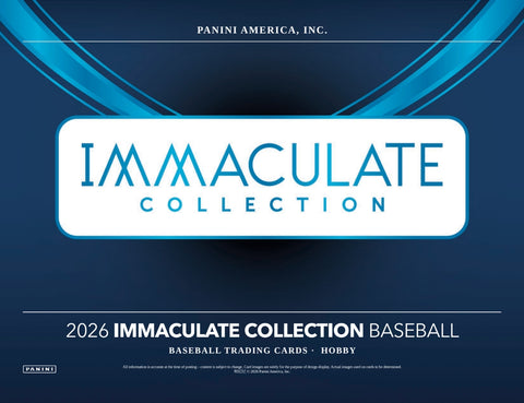 PRE-ORDER: 2026 Panini Immaculate Baseball Hobby 6-Box Case