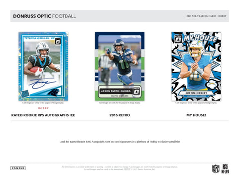 PRE-ORDER: 2025 Panini Donruss Optic Football Hobby Box