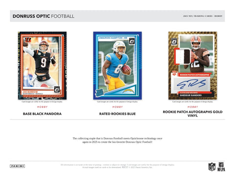 PRE-ORDER: 2025 Panini Donruss Optic Football Hobby Box