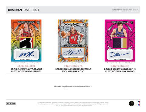 2024-25 Panini Obsidian Basketball Hobby Box