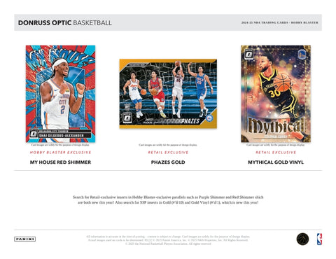 2024-25 Panini Donruss Optic Basketball Hobby Exclusive Blaster Box