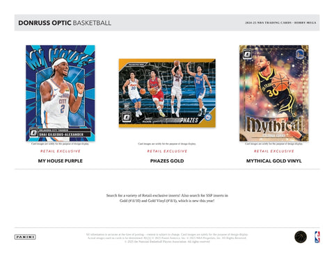2024-25 Panini Donruss Optic Basketball Hobby Exclusive Mega Box