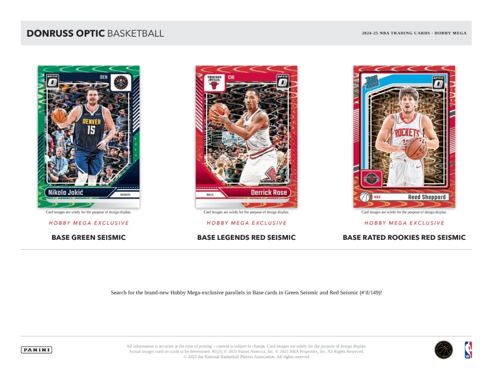 2024-25 Panini Donruss Optic Basketball Hobby Exclusive Mega Box