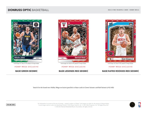 2024-25 Panini Donruss Optic Basketball Hobby Exclusive Mega Box