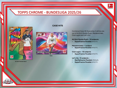 2025-26 Topps Chrome Bundesliga Soccer Hobby Box