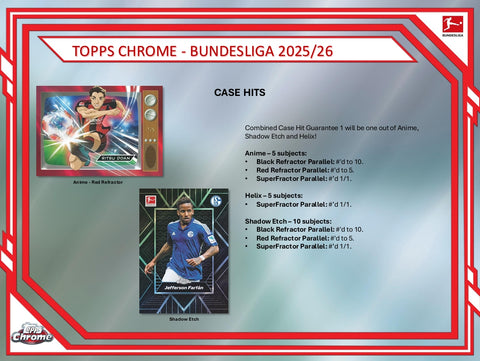2025-26 Topps Chrome Bundesliga Soccer Hobby Box