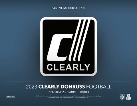 PRE-ORDER: 2023 Panini Clearly Donruss Football Hobby Box