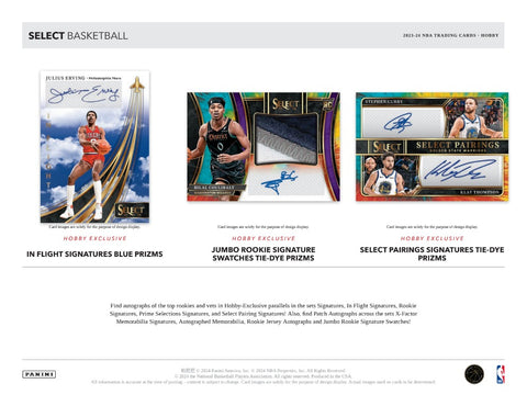 PRE-ORDER: 2023-24 Panini Select Basketball Hobby Box