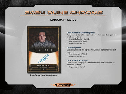 2024 Topps Dune Chrome Hobby Box