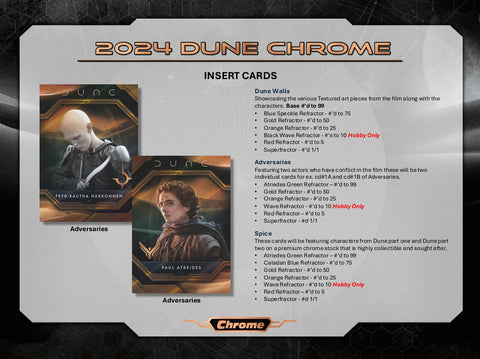2024 Topps Dune Chrome Hobby Box