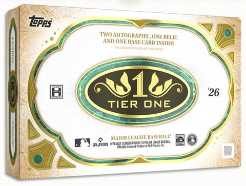 PRE-ORDER: 2026 Topps Tier One Baseball Hobby Box