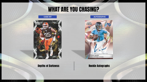 PRE-ORDER: 2025 Topps Chrome Black Football Hobby Box