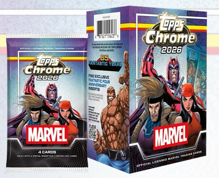 PRE-ORDER: 2026 Topps Marvel Comics Chrome Value Box