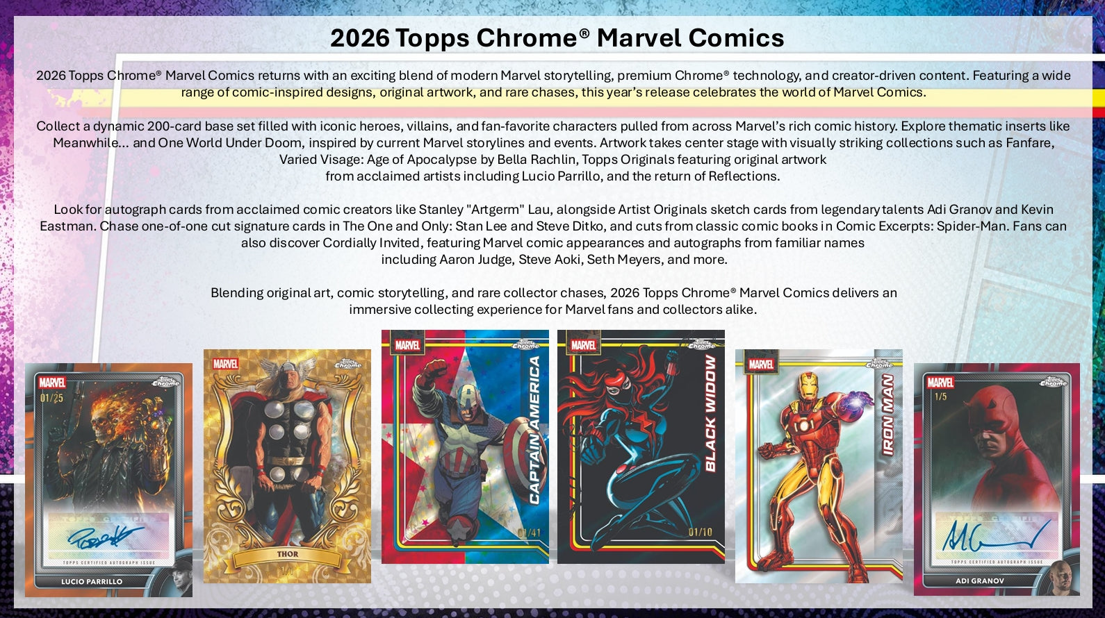 2026 Topps Marvel Comics Chrome Value Box – HOFBC