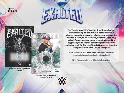 PRE-ORDER: 2025 Topps WWE Exalted Hobby Box