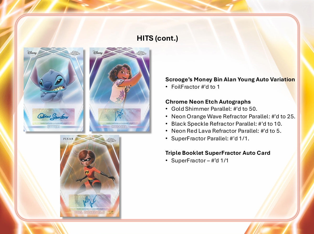 2026 Topps Disney Neon Value Box – HOFBC