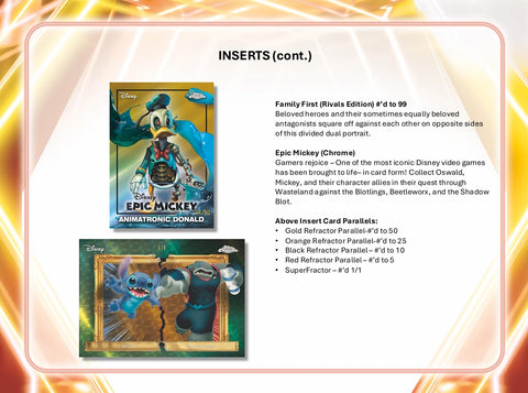 PRE-ORDER: 2025 Topps Disney Neon Value Box