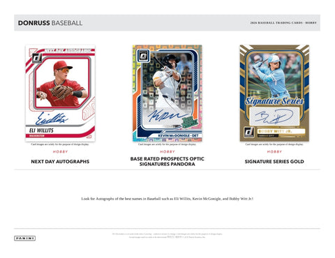 2026 Panini Donruss Baseball Hobby Box
