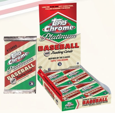 2025 Topps Chrome Platinum Baseball Hobby Box